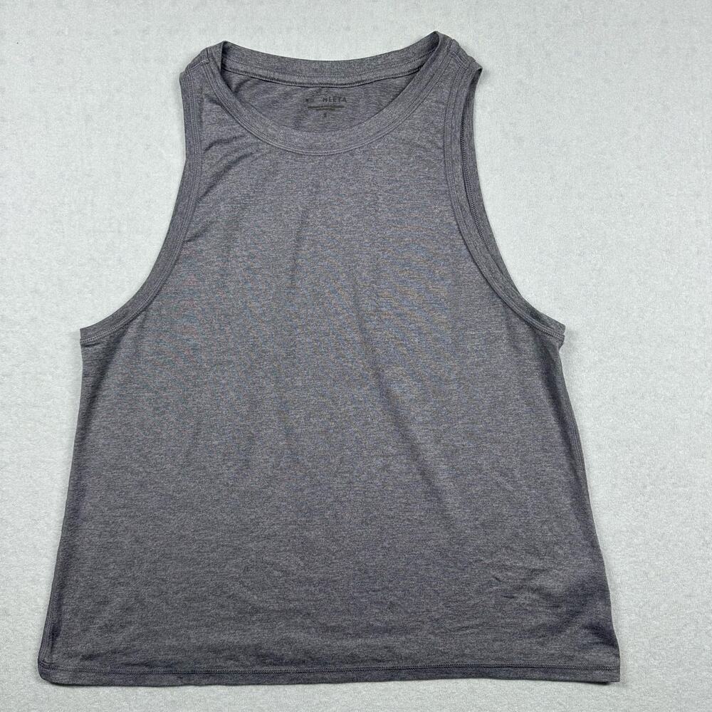Athleta crew Neck Tank Top Women’s Gray/purple Small